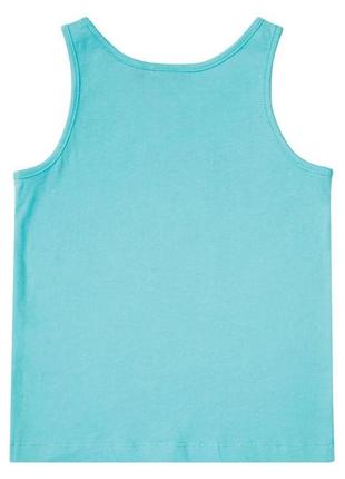 Набор для девочки (футболка и шорты), рост 98-104, цвет бирюза / синий5 фото
