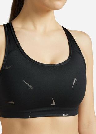 Топ nike swoosh print  bra