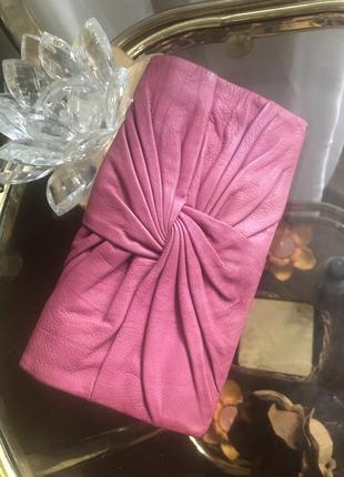 Красивенный женственный кожаный кошелёк кошелёчек цветок, натуральная кожа,4 фото