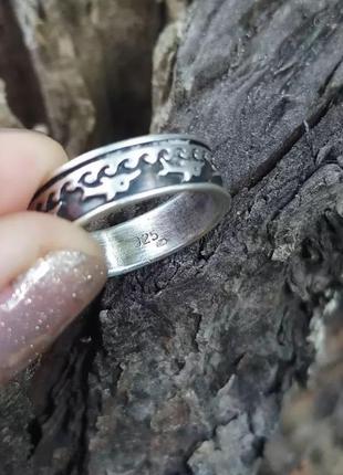 Серебряное кольцо " дельфин"3 фото