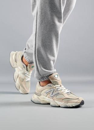 Кроссовки мужские new balance 9060 beige бежевые спортивные кросы повседневные кроссовки нью баланс9 фото