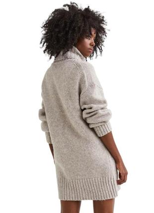 Связующее туника платье-свитер с нитью альпака от h&amp;m5 фото