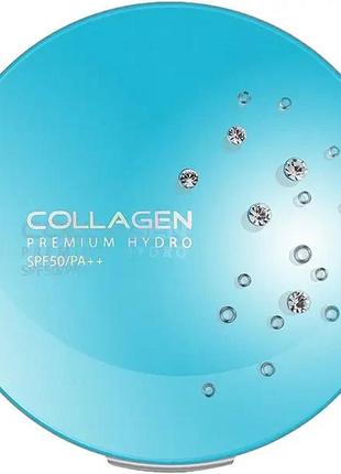 Пудра + сменный блок enough collagen premium hydro two way cake spf50+/pa++ №134 фото