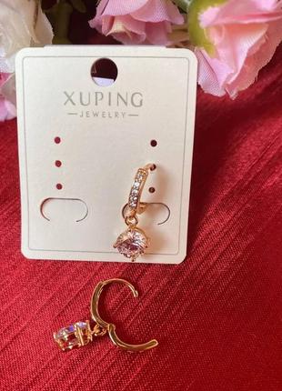 Серьги xuping jewelry из нержавеющей стали2 фото