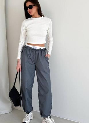 Костюм штани карго + лонгслів🖤