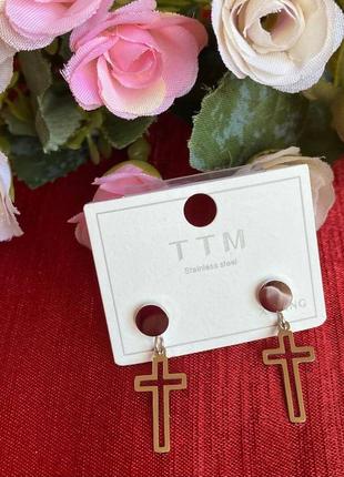Серьги stainless steel из нержавеющей стали