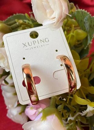 Серьги xuping jewelry из нержавеющей стали