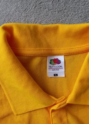 Брендова футболка поло fruit of the loom.6 фото