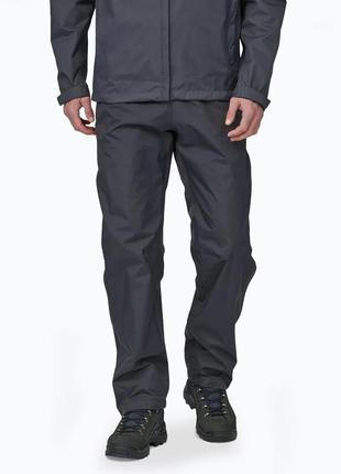 Чоловічі штани дощові patagonia torrentshell 3l regular black