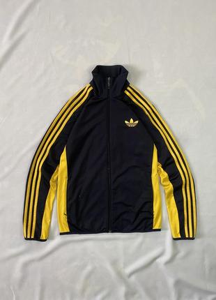 Чорна олімпійка кофта adidas