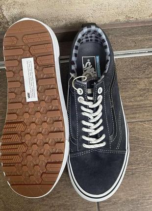 Замшеві кеди мокасини сліпони vans old skool mte-1 розмір 40 — 26 см оригінал8 фото