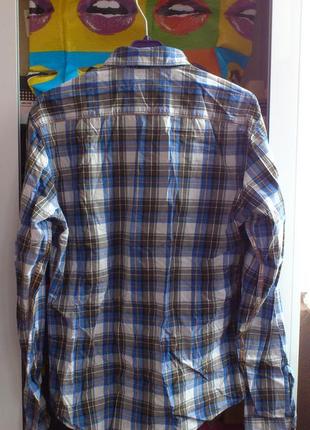 Сорочка підліткова в клітку з довгим рукавом зара сорочка чоловіча zara young р. м🇮🇳2 фото