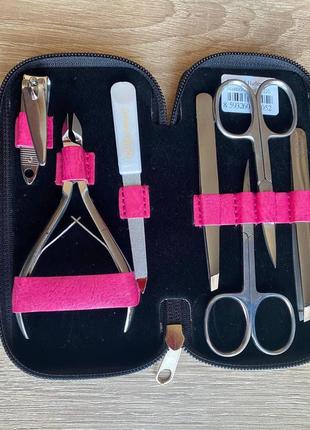 Набір манікюрний kds 04-7105 (фіолетовий, помаранчевий, рожевий)7 фото