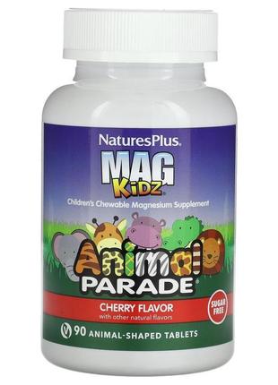 Naturesplus, animal parade, magkidz, магний для детей, 90 таблеток