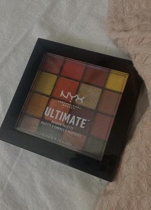 Nyx professional makeup ultimate shadow palette/ палетка тіней