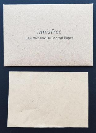 Матирующие салфетки innisfree jeju volcanic oil control paper5 фото