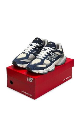 Кроссовки мужские new balance 9060 navy синие спортивные кросы повседневные кроссовки нью баланс5 фото