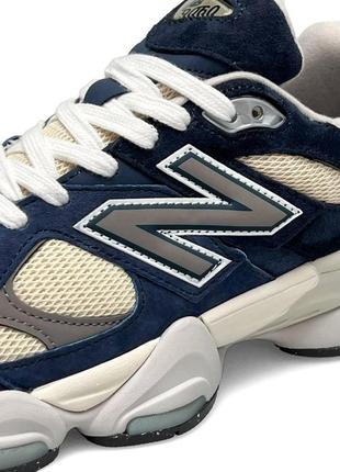 Кроссовки мужские new balance 9060 navy синие спортивные кросы повседневные кроссовки нью баланс3 фото