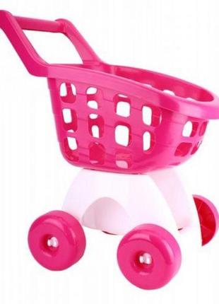 Игрушка «тележка для супермаркета", розовая