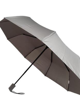 Женский серый зонт автомат с проявляющимся рисунком