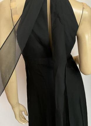Чорна ошатна шовкова сукня/s/ brend monsoon3 фото