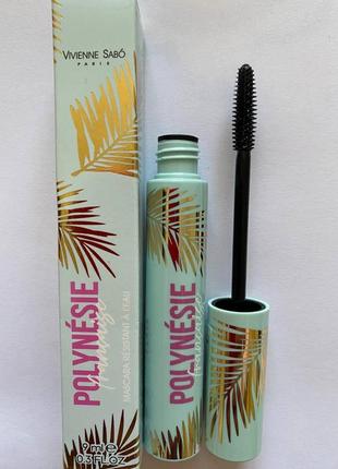 Термотушь для ресниц влагостойкая vivienne sabo polynesie francaise mascara 01 black, 9 мл