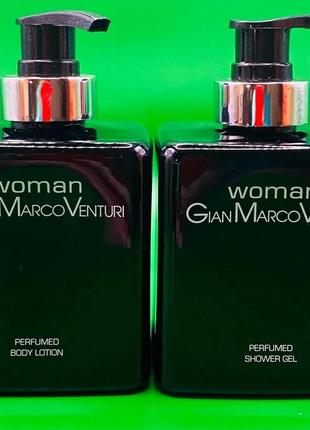 Набор gian marco venturi woman лосьон 300 ml + гель для душа 300 ml