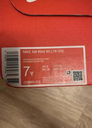 Nike air max 90 ltr - оригинальный как новые6 фото
