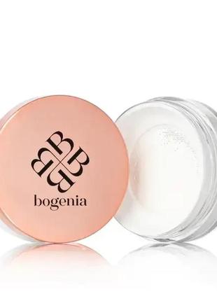 Белая пудра рассыпчатая для лица bogenia angelic loose powder 01 white