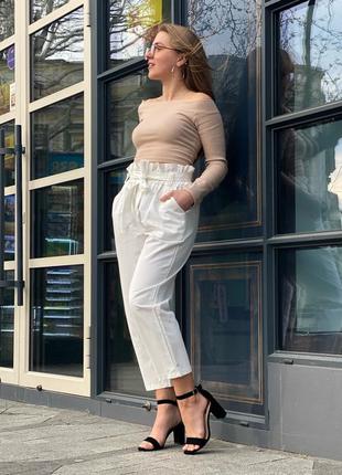 Штаны с поясом- резинкой4 фото