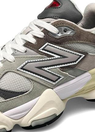 Кроссовки мужские new balance 9060 grey серый спортивные кросы повседневные кроссовки нью баланс3 фото