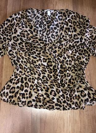 Леопардовая блузка от h&m🤯🐆