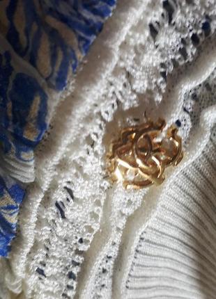 Шовкова прозора блуза блузка з дивовижною спиною roberto cavalli оригінал8 фото