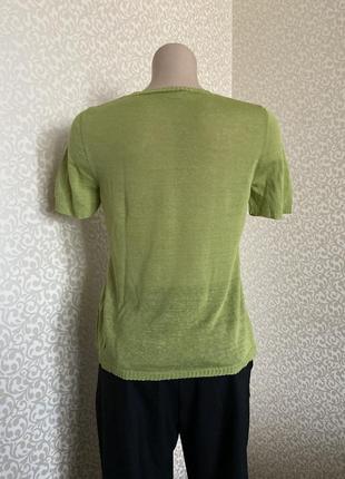 Брендовий пуловер ,футболка з льону ivko5 фото