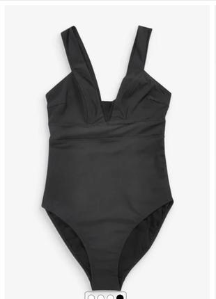 Accessorize lexi mesh shaping black swimsuit1 фото