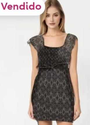 Платье с шифоном ползоровое