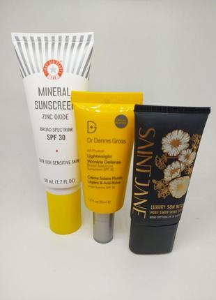 Скидка! набор солнцезащитных средств first aid beauty saint jane dr dennis gross