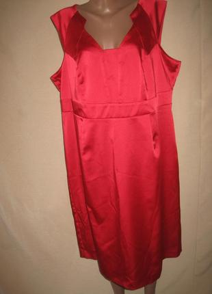Красное  платье george р-р22