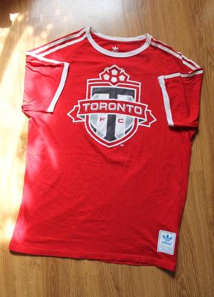 Soccer tees - adidas toronto fc classic t-shirt футболка хлопок большое лого