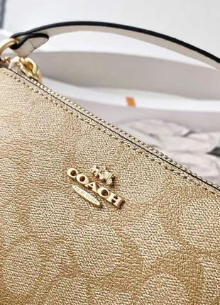 Сумка бежева coach nolita