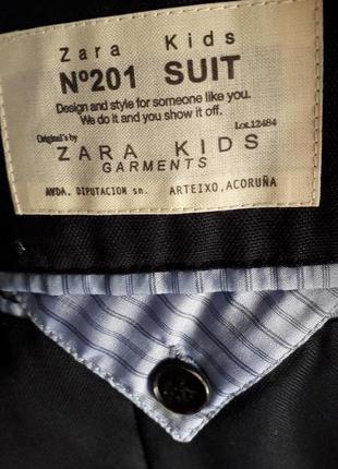 Легкий костюмний піджак для хлопчика 13-14р від zara6 фото