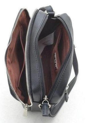 Женская сумка кросс-боди david jones бордовая4 фото