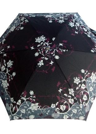 Зонт zest женский механика 5 сложений, цветной плоский. расцветка №3