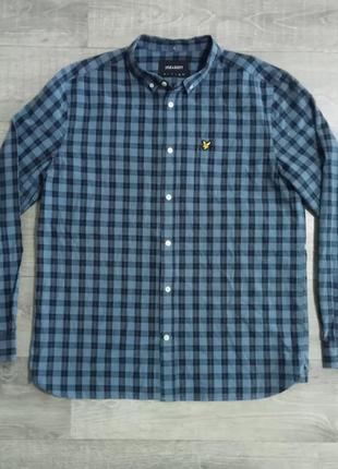 Фирменная оригинальная рубашка бренда lyle scott оригинал