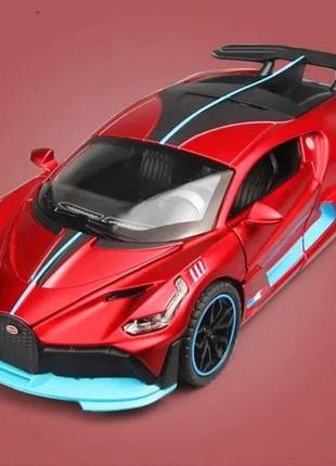Модель для bugatti, металева гоночна модель автомобіля зі сплаву, мініатюрна лита модель1:32