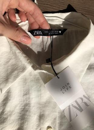 Оверсайз рубашка zara5 фото