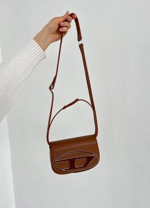 Жіноча сумка з екошкіри diesel молодіжна, брендова сумка через плече4 фото