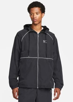 Вітровка чоловіча nike air men's full-zip hooded woven jacket оригінал