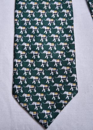 Крутой галстук  bijoux one  со слонами1 фото
