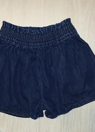 Тонкі джинсові шорти вільного крою next на 3 роки